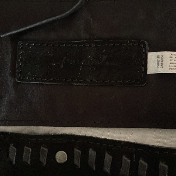 Free People Blaire Fringe Wrap Belt Suede Studded Wide Tie Waist - Picture 7 of 8